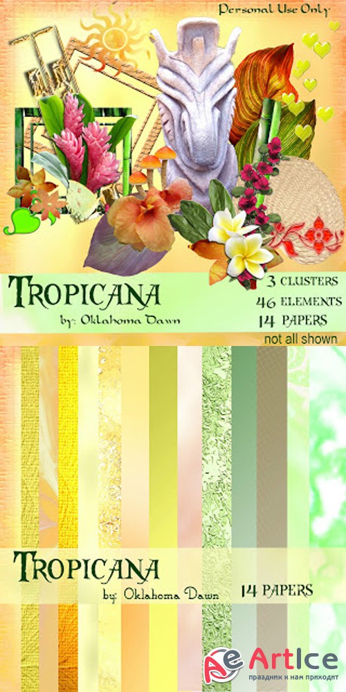 Scrap - Tropicana PNG and JPG