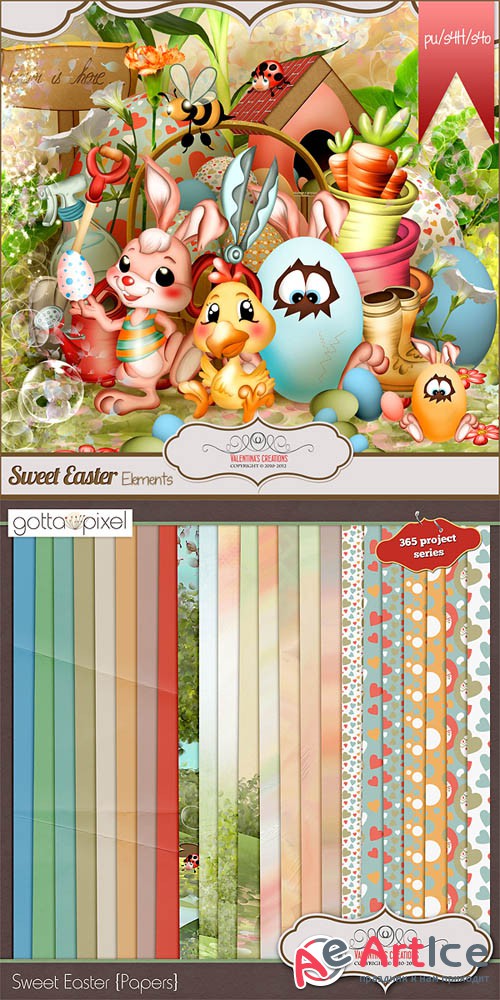 Scrap - Sweet Easter PNG and JPG