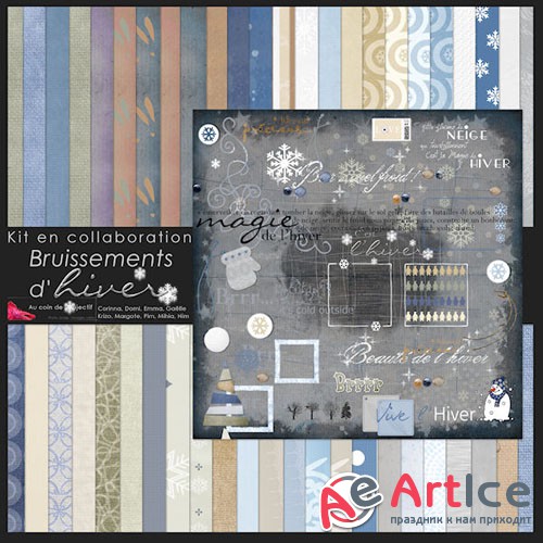 Scrap - Bruissements d'Hiver PNG and JPG