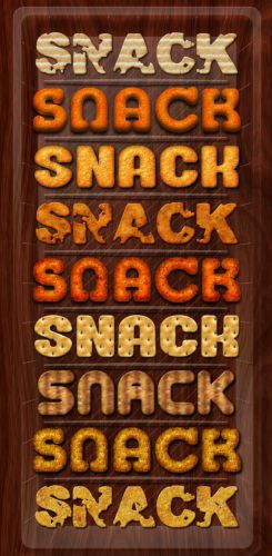 Photoshop Styles - Snack