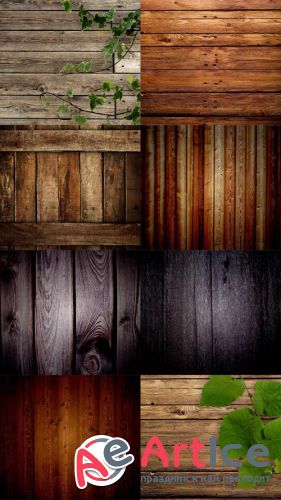 Wooden Fence Textures Set JPG