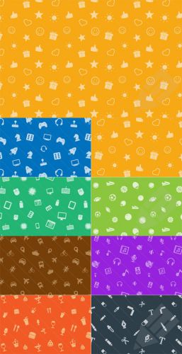 Seamless Icon Photoshop Patterns