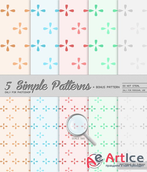 5 Simple Photoshop Patterns