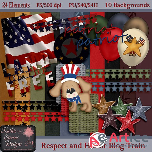 Scrap - Respect and Honor PNG and JPG Files