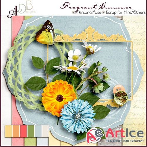 Scrap - Fragrant Summer PNG and JPG