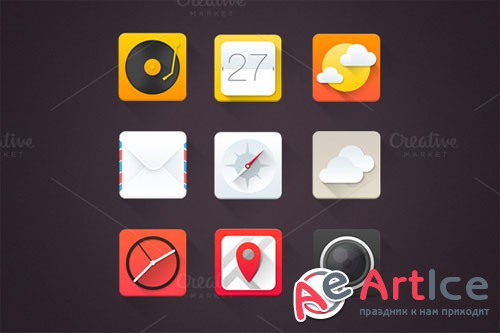 CreativeMarket - High Quality Icons Set