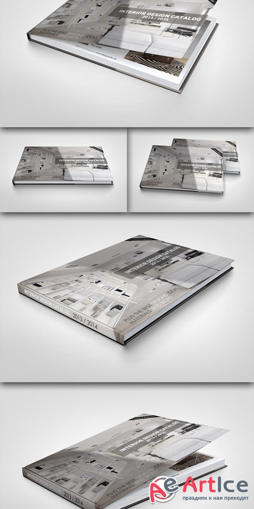 CreativeMarket - Landscape Book Mock-Up