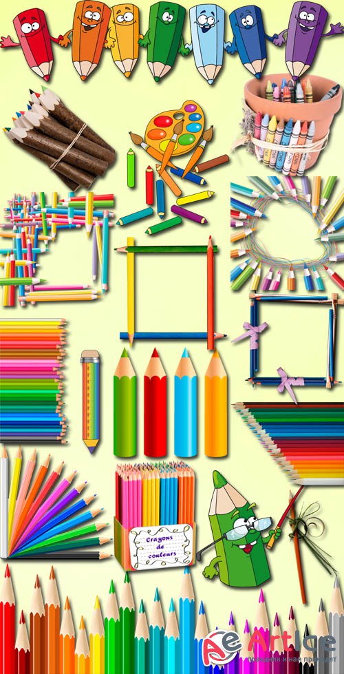 Pencils PNG Files