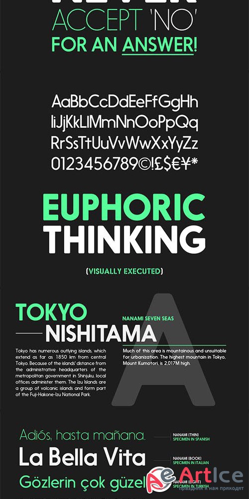 Nanami Rounded Font Family