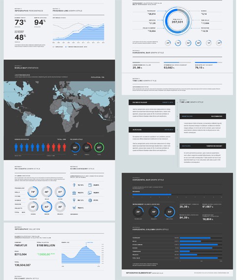 Vector Set - Infographic Elements Vol 5