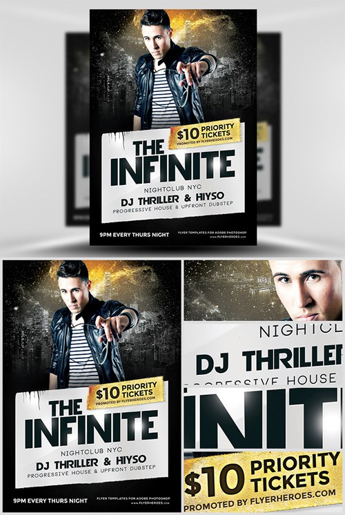 Flyer PSD Template - Infinite