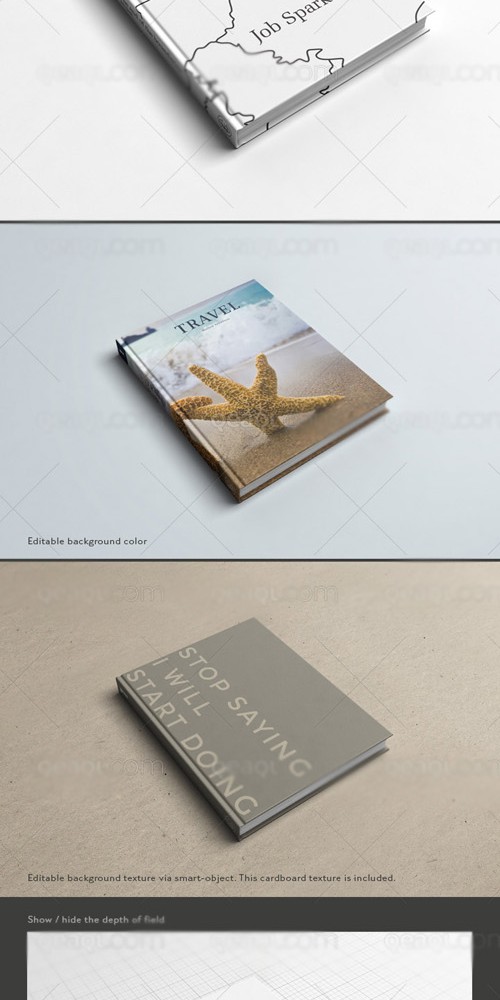 Mock up Template PSD - Book