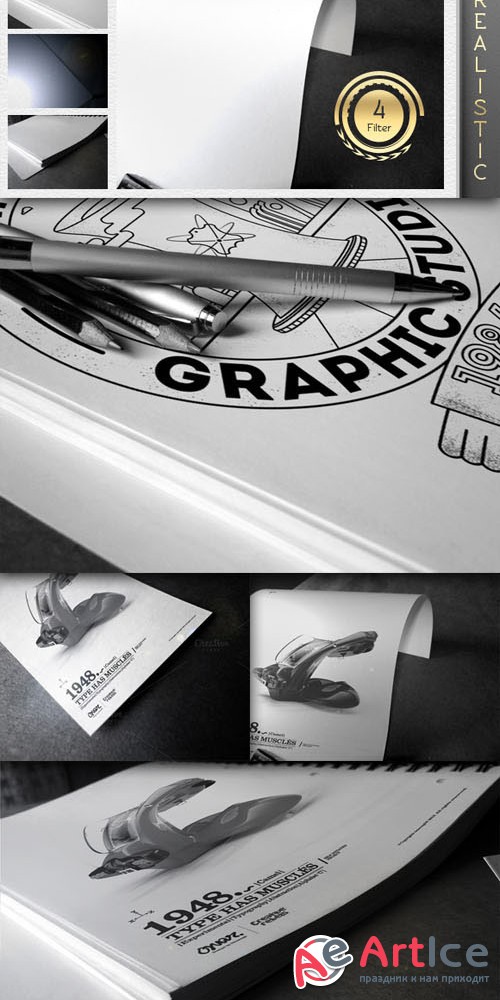 CreativeMarket - Close Up Mock-Ups 13860