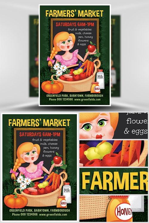 Farmers Market Flyer Template