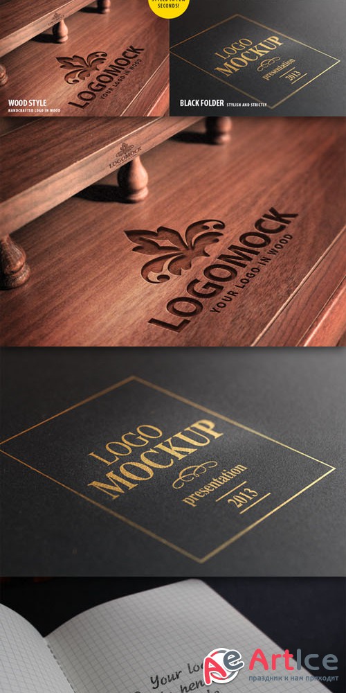 CreativeMarket - Photorealistic Logo Mock-Ups 15780