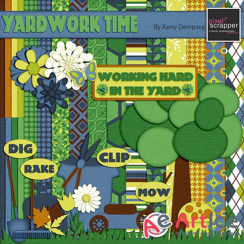 Scrap - Yardwork Time PNG and JPG