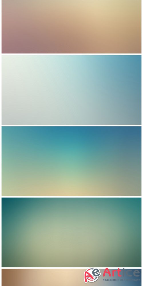 7 Colored Blurred Backgrounds Vol.1