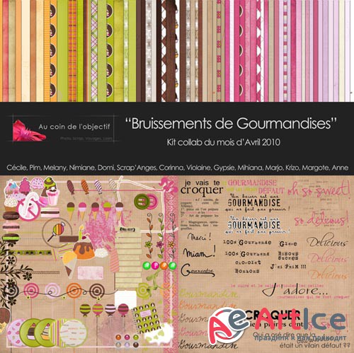 Scrap - Bruissements de Gourmandises PNG and JPG