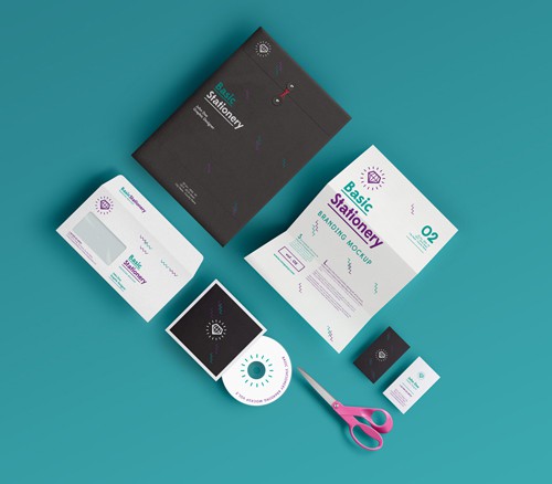 Basic Stationery Mockup Template Vol 02