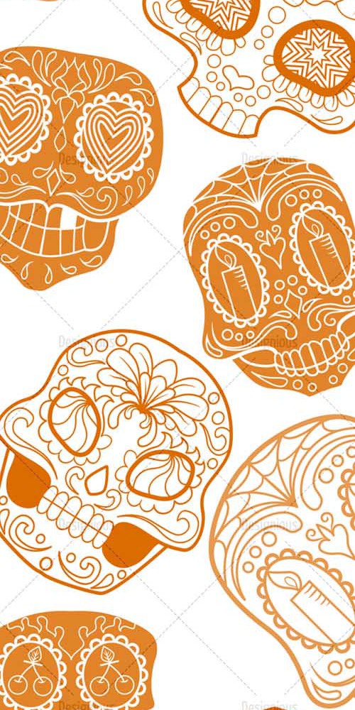 Photoshop Brushes Sugar Skulls 13