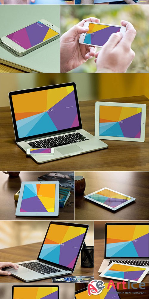 35 Apple Device Mockups - Zippypixels