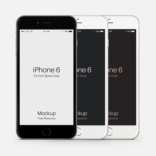 iPhone 6 Mockup Template PSD