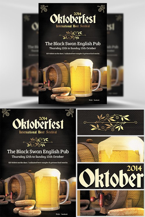 Flyer Template PSD - Oktoberfest 2