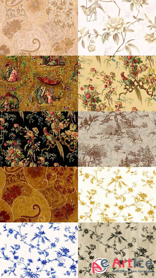 Textures Chinese Motifs JPG Files