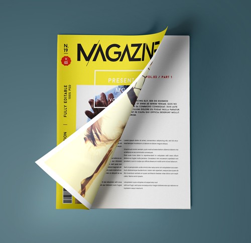 Magazine Presentation Mockup Template Vol 3