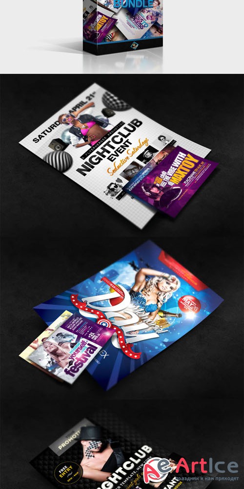 CreativeMarket - Flyer Mockups Bundle