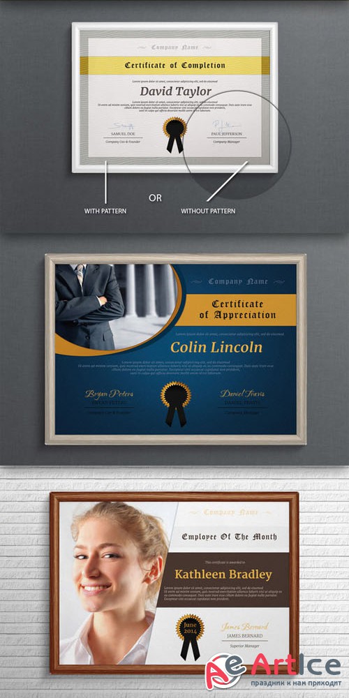 Creativemarket - Certificates Bundle Pack 43888