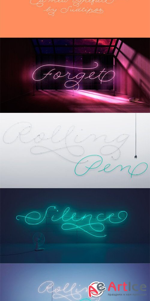 Rolling Pen Font Family