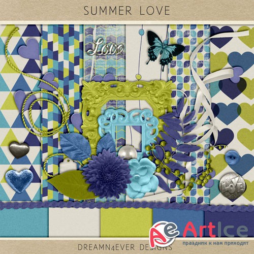 Scrap - Summer Love PNG and JPG