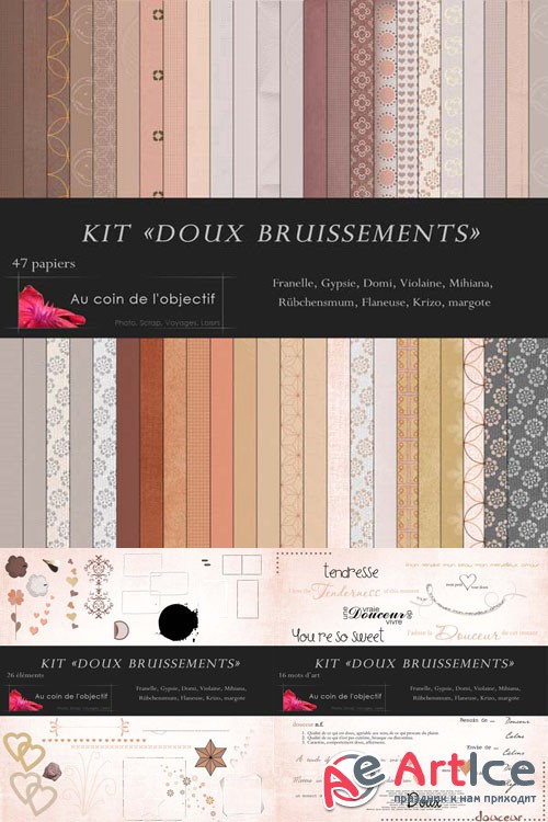 Scrap - Doux Bruissements PNG and JPG