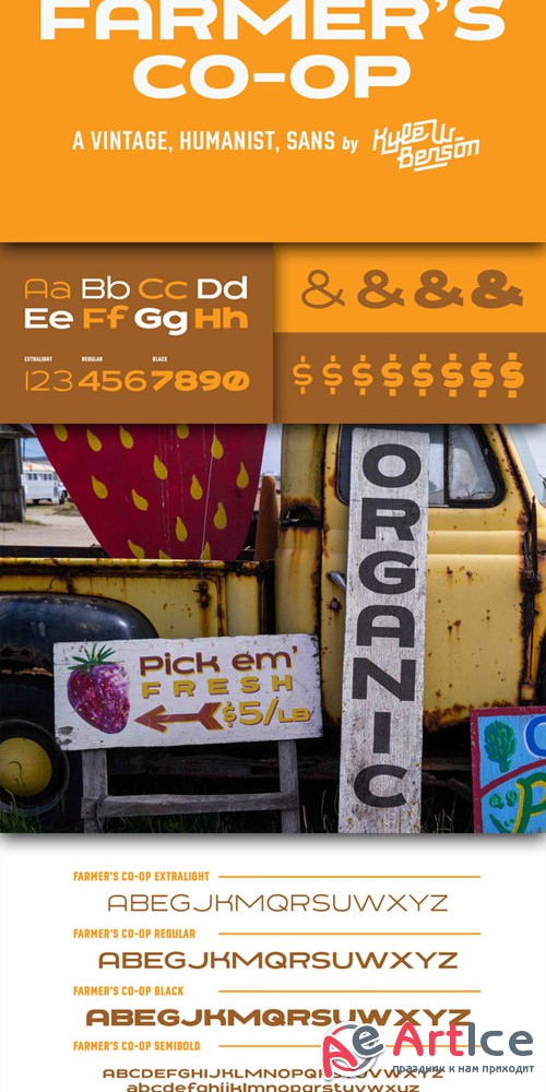 CreativeMarket - Farmer's Co-op Font 3287