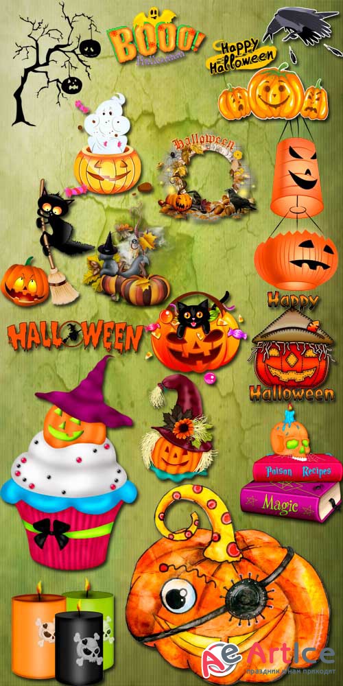 Heppy Helloween PNG Files