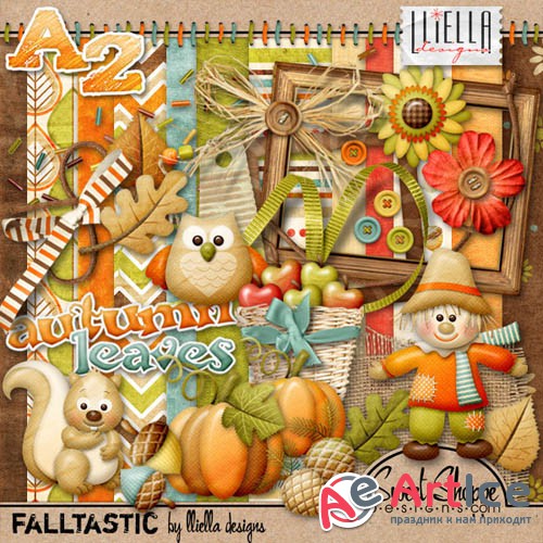 Scrap - Falltastic PNG and JPG