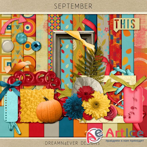 Scrap Kit - September PNG and JPG