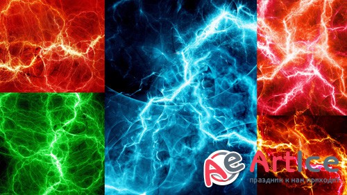 Color Lightning Textures JPG Files