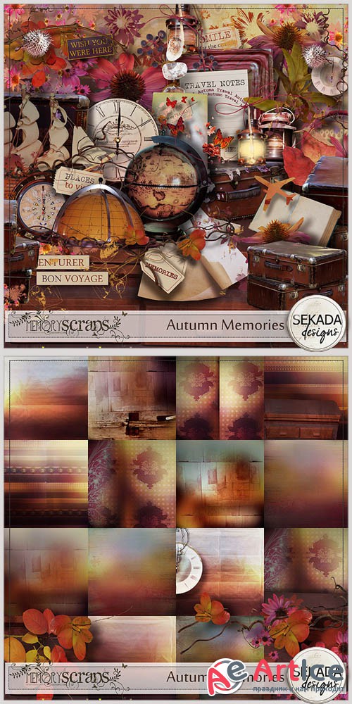 Scrap - Autumn Memories PNG and JPG