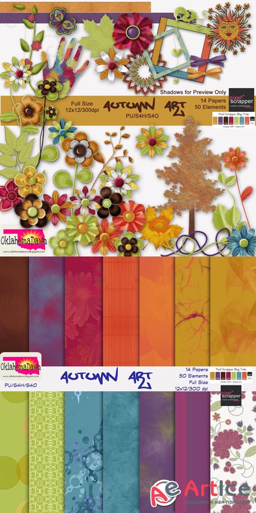 Scrap - Autumn Art PNG and JPG