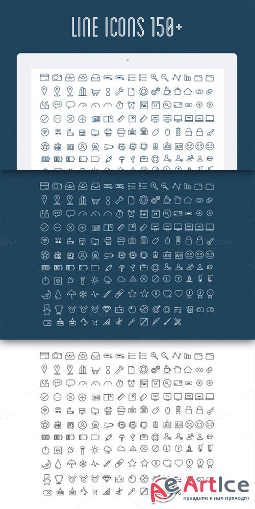 CreativeMarket - Line Icons 22997