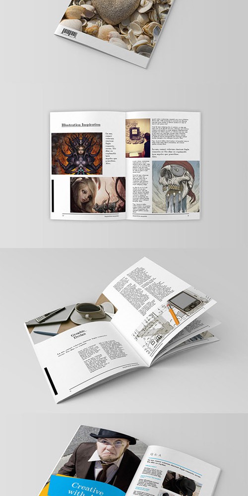 InDesign Magazine Template - Inspiration Magz