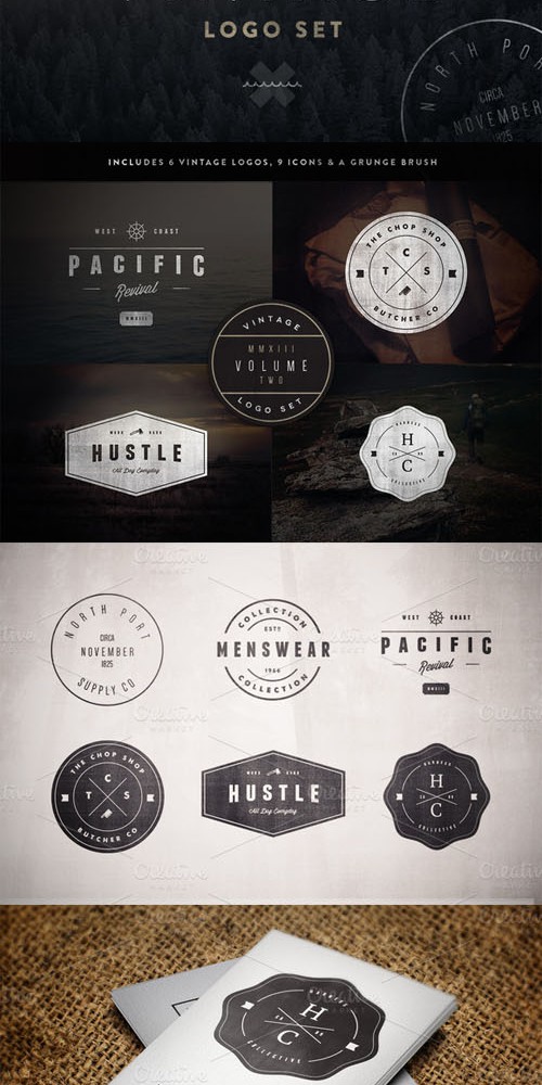 Vintage Logo Set - Volume Two