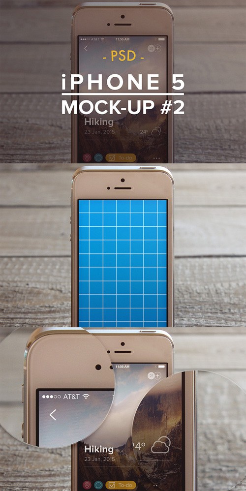 Mockup Template - iPhone 5 PSD vol 2