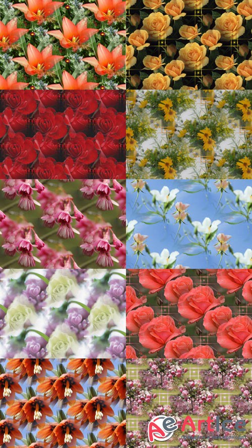 Flowers Textures JPG Files