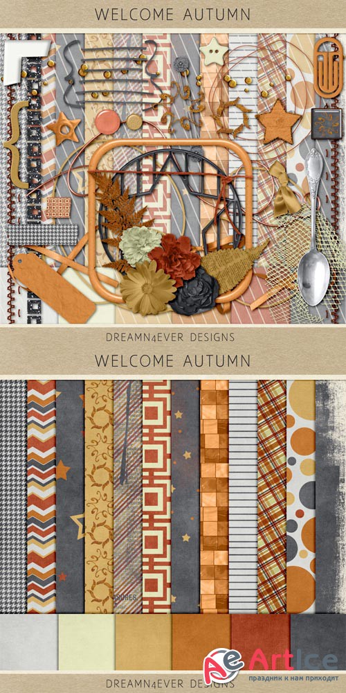 Scrap - Welcome Autumn PNG and JPG