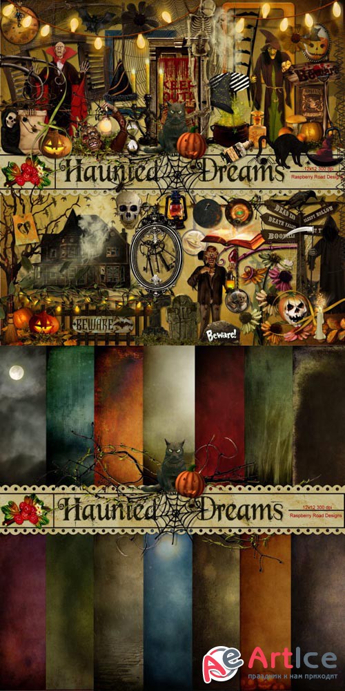 Scrap - Haunted Dreams PNG and JPG