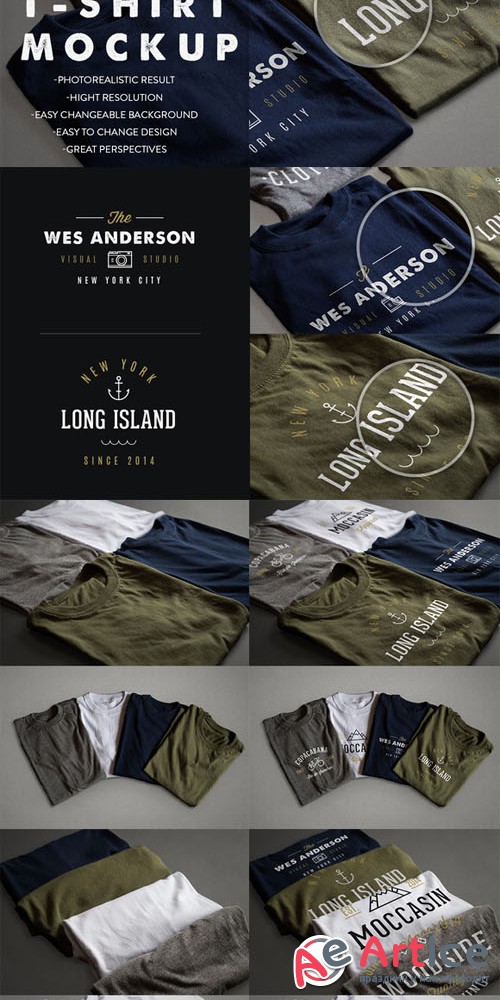 CreativeMarket - Photorealistic T-Shirt Mockup