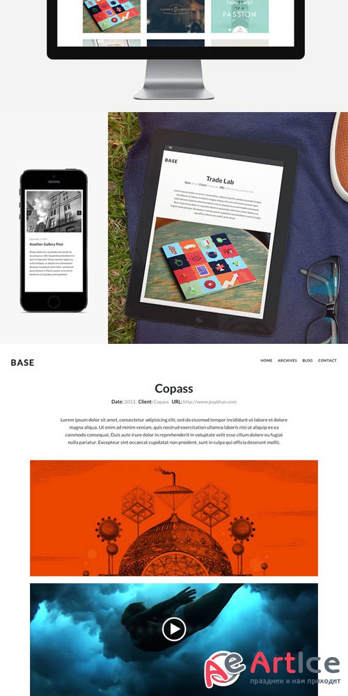 CreativeMarket - Base - WordPress Themes